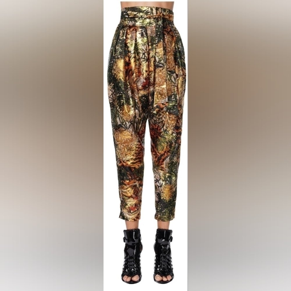 DSQUARED2 jacquard high-waisted pants